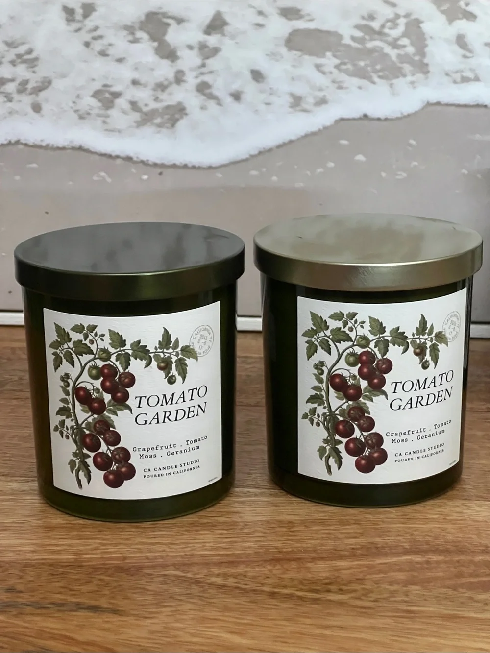 Tomato Garden Scented Candle - Set of 2